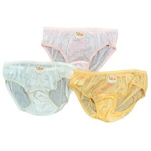 (3) Pair Vintage SO-EN Silky Satin Panties Underwear Lot New Small